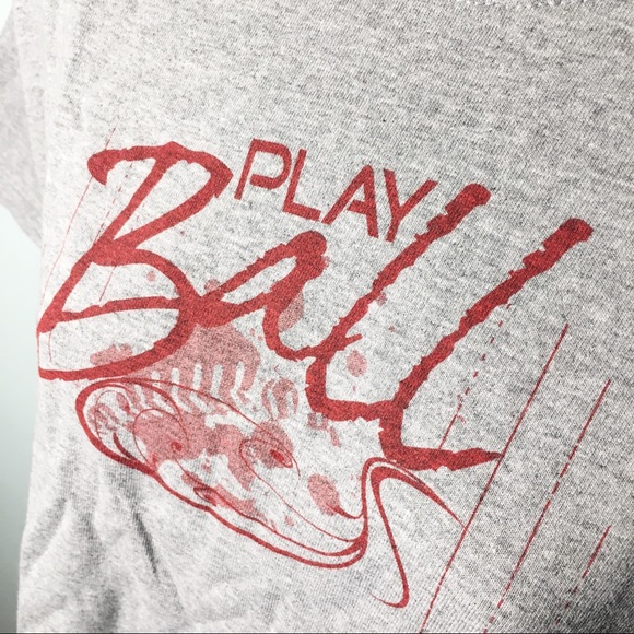 Baseball Tshirt Womens Play Ball World Series - Picture 6 of 8